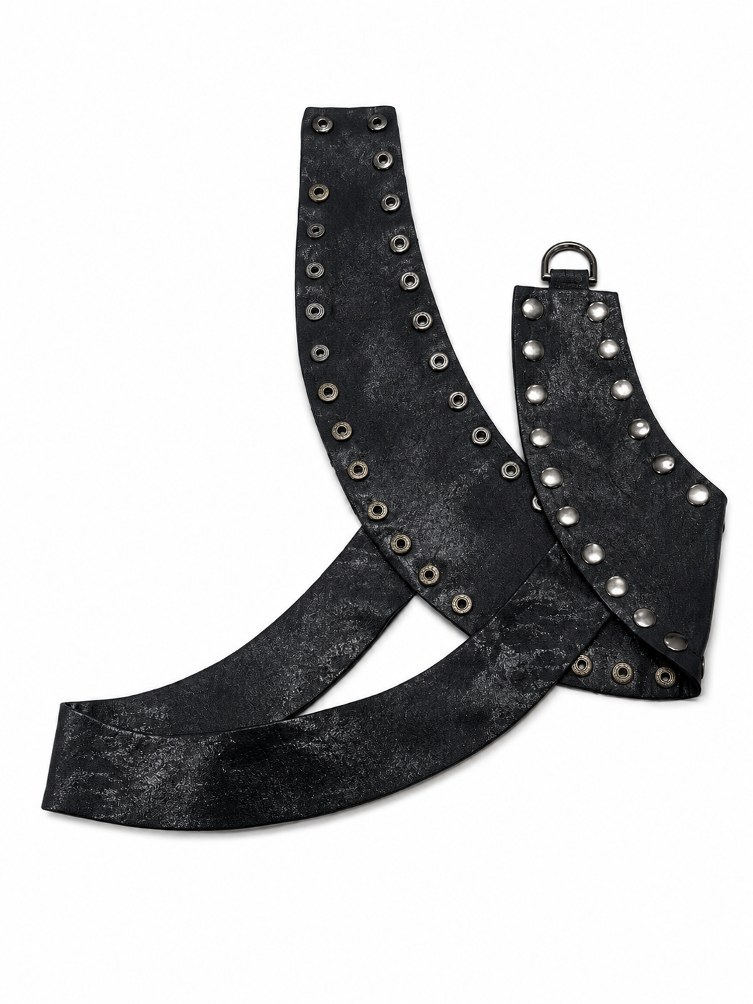 MC Chasson Custom Studded Wide-Leg Pants