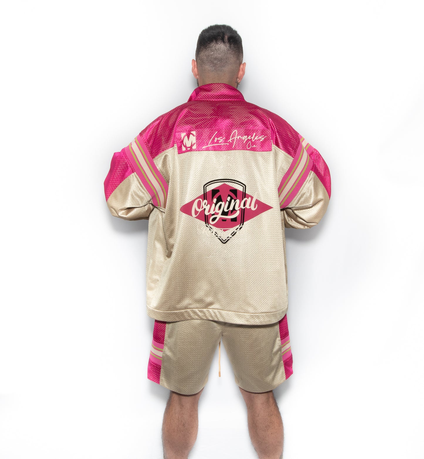 Layered Mesh Track Jacket