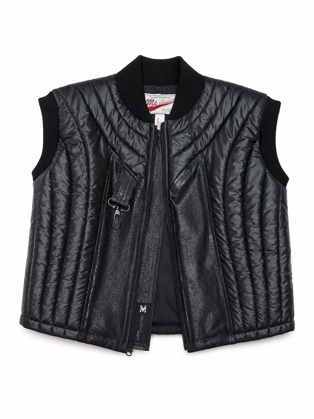 MC Chasson Custom Quilted Waxy Print Vest