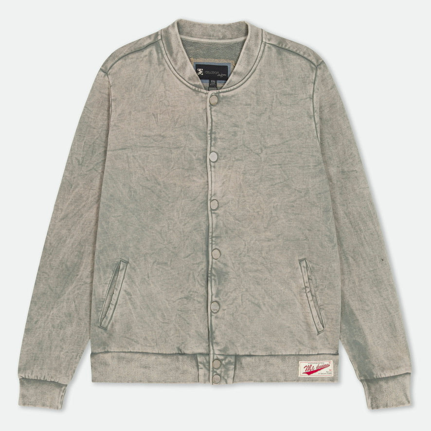 Varsity jacket 100% cotton mineral wash