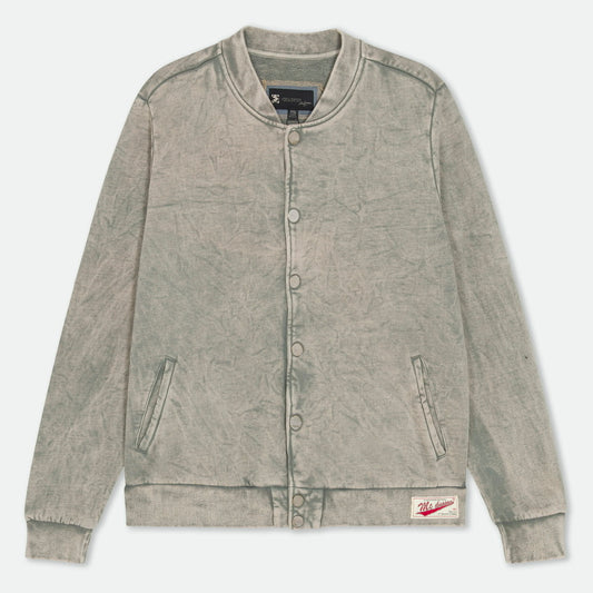 Varsity jacket 100% cotton mineral wash