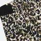 Animal Print Drop Crotch Cargo Baggy Pants