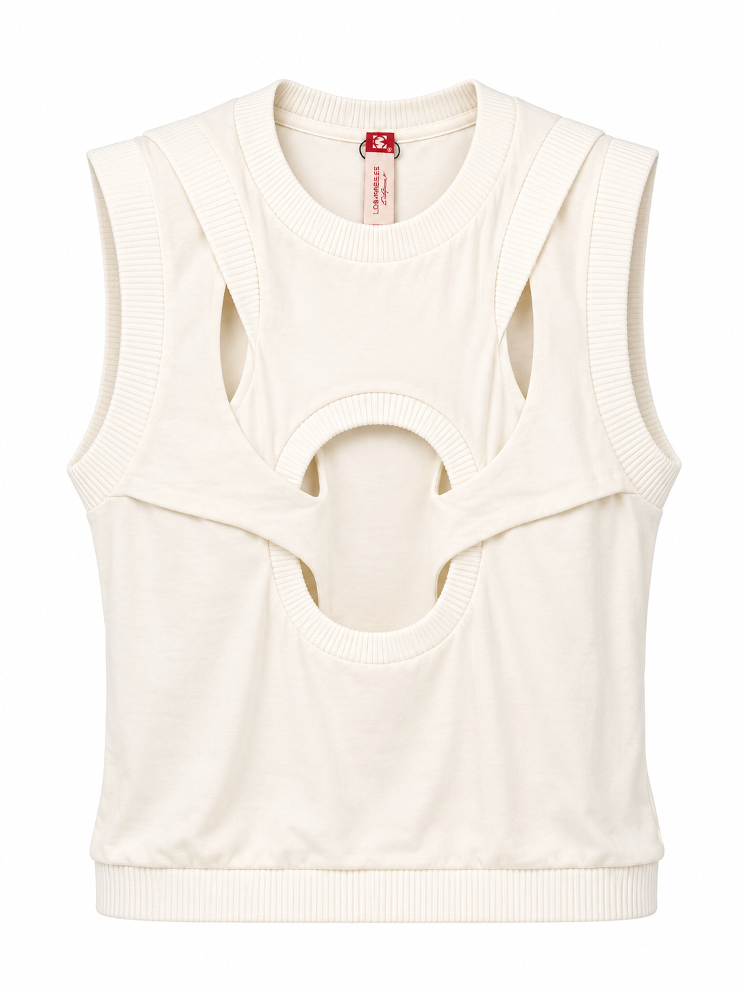 Anima Cutout Tank Off-White