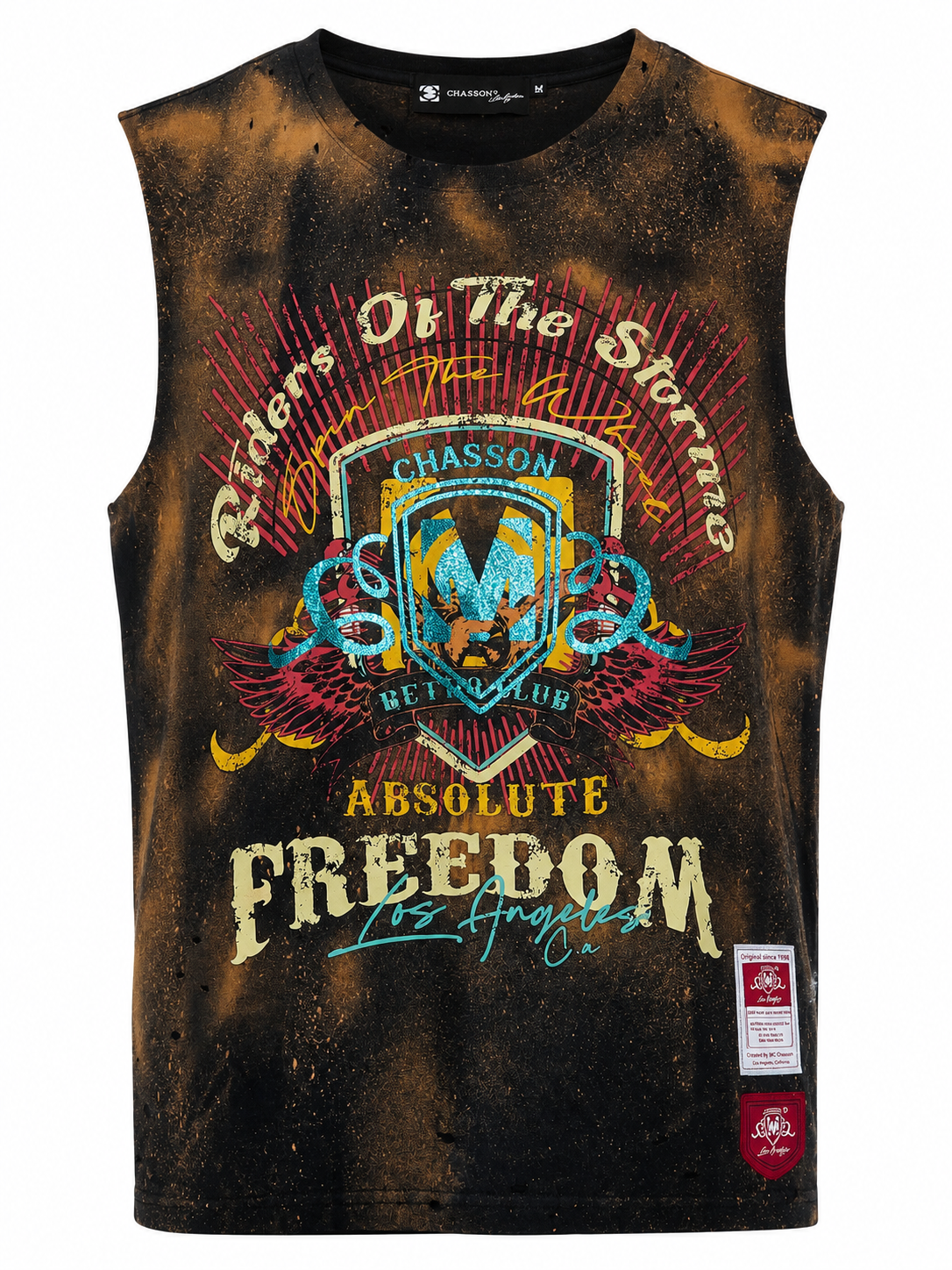 Riders Of The Storm Distressed Sleeveless Top