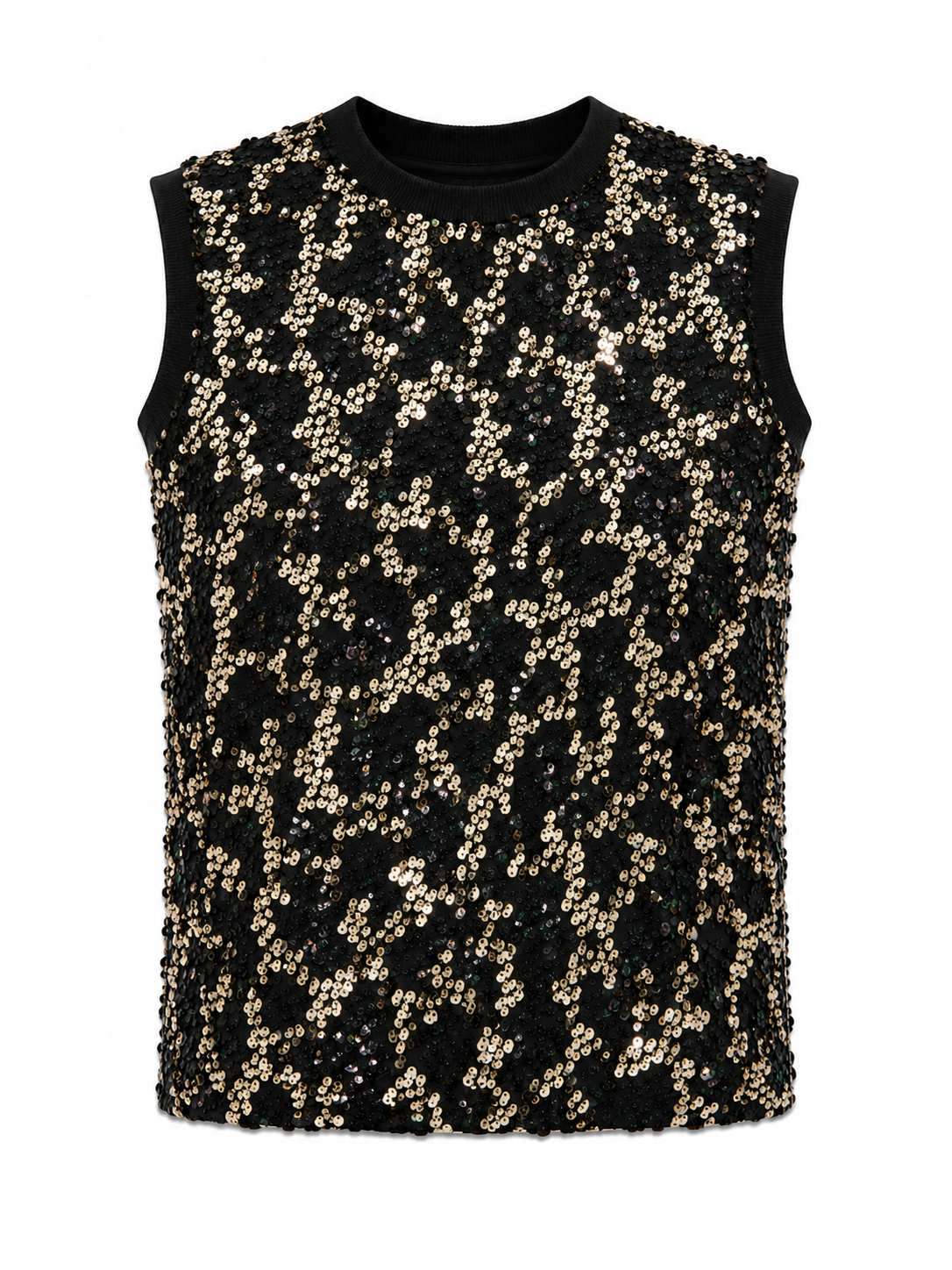 Midnight Sequin Knit Top