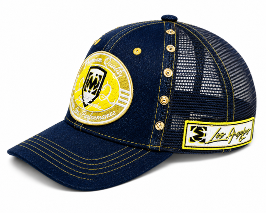 Trucker Hat Denim Gold Edition