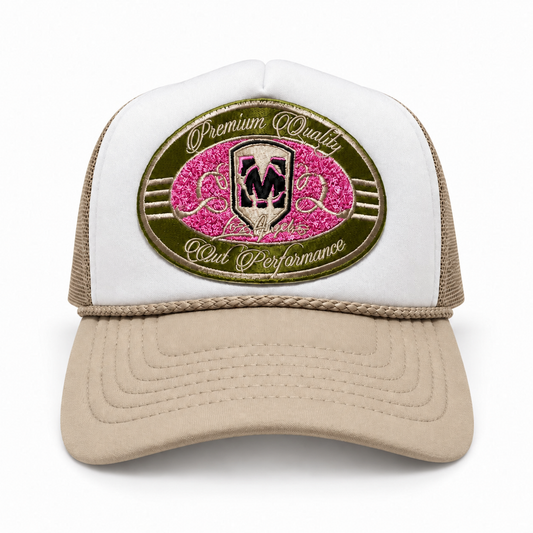 Signature Mesh Trucker Hat Sand