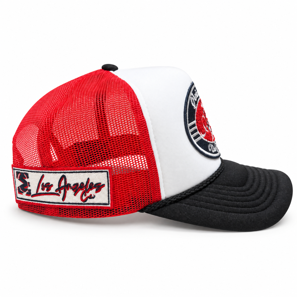 Signature Mesh Trucker Hat Tricolor
