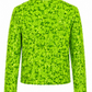 Electric Lime Sequin Long Sleeve Top