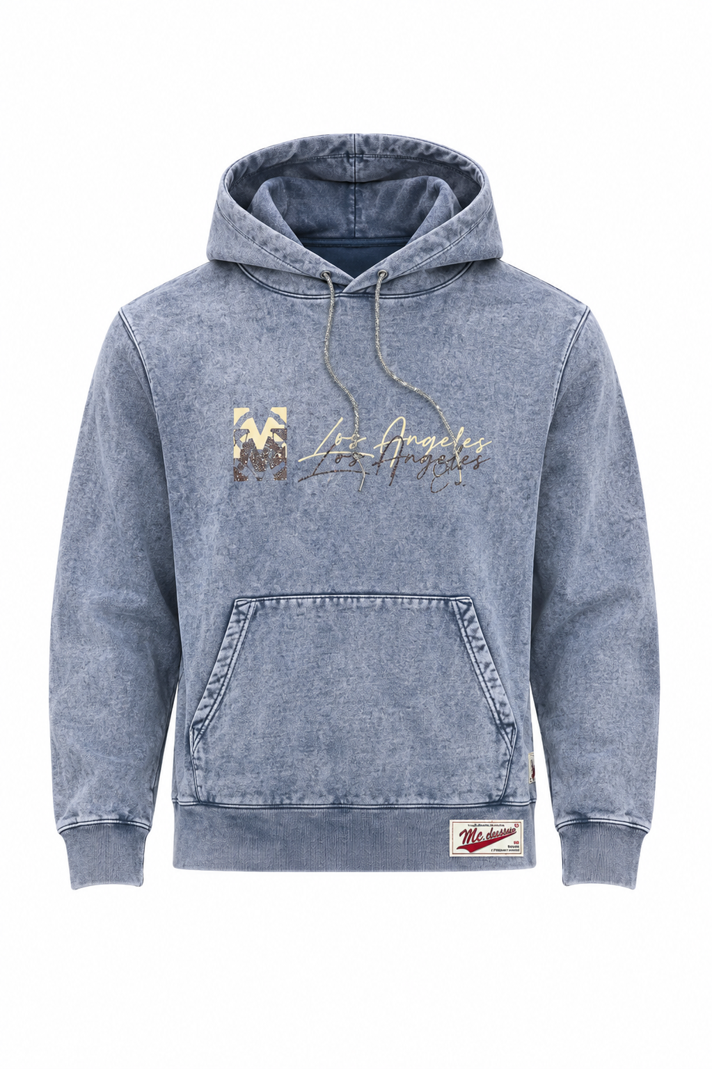 MC Vintage Hoodie Ice Blue