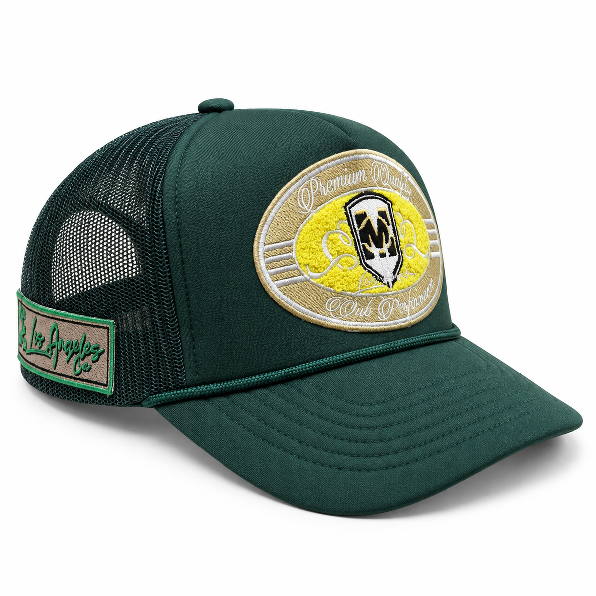 MC Signature Mesh Trucker Hat Forest Green