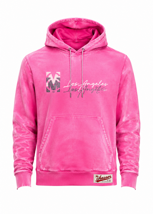 MC Vintage Hoodie Mineral Wash Pink
