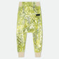 Drop crotch cargo baggy  velvet pants snake print