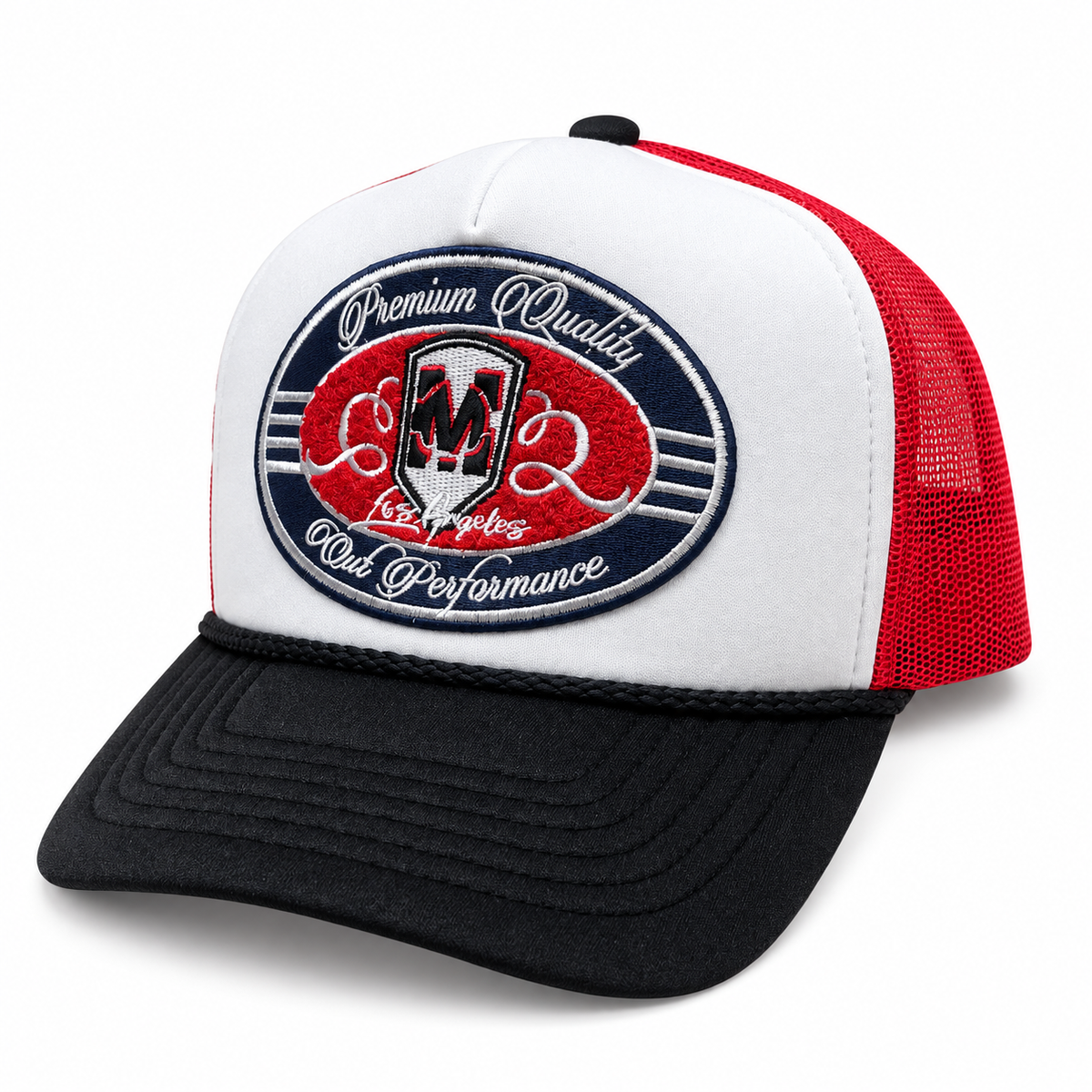 Signature Mesh Trucker Hat Tricolor
