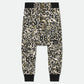 Animal Print Drop Crotch Cargo Baggy Pants