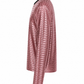 Metallic Foil Ribbed Knit Long Sleeve Top