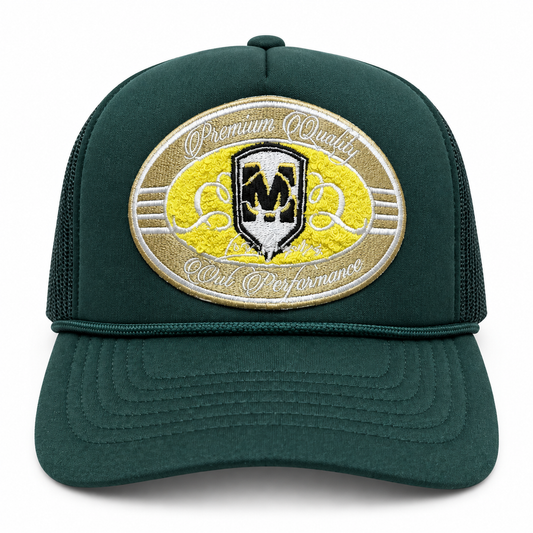 MC Signature Mesh Trucker Hat Forest Green