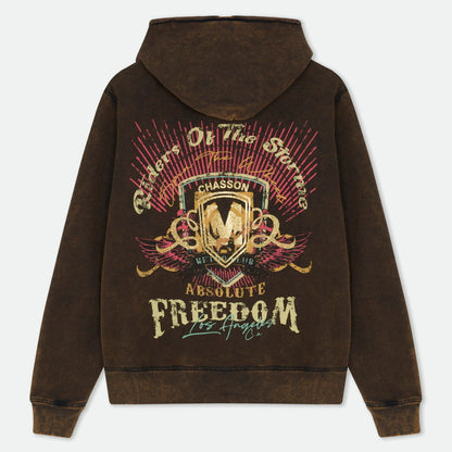 Zip Up Hoodie Vintage Wash