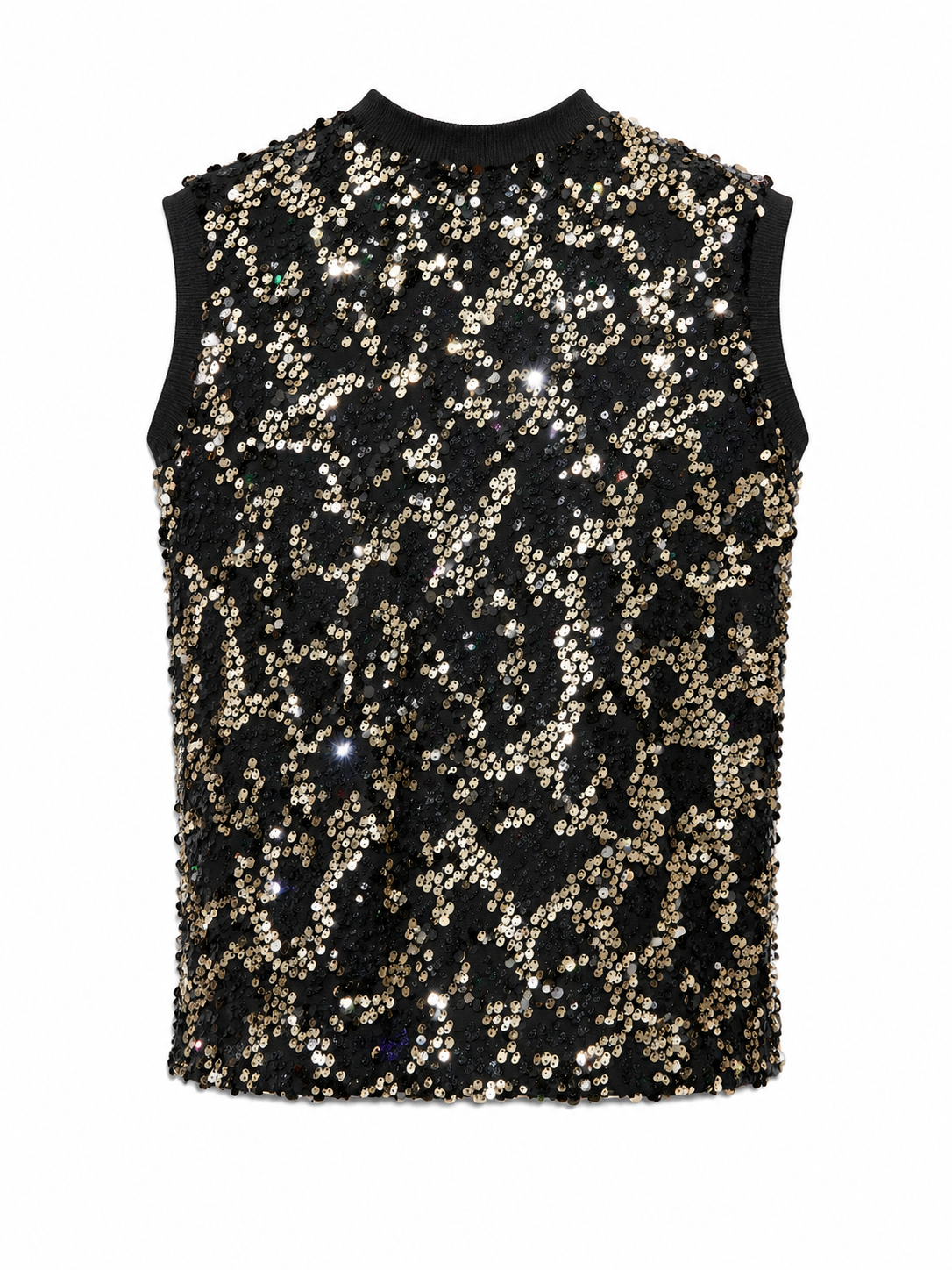 Midnight Sequin Knit Top