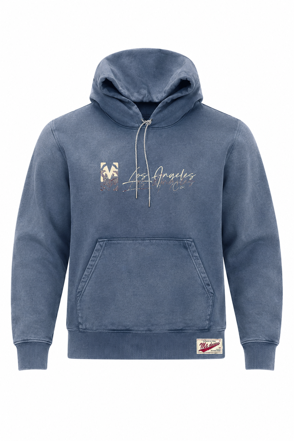 MC Vintage Hoodie Deep Ocean Blue