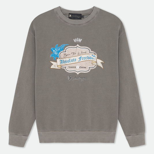 Crew Pullover Sweatshirt / Vintage Grey