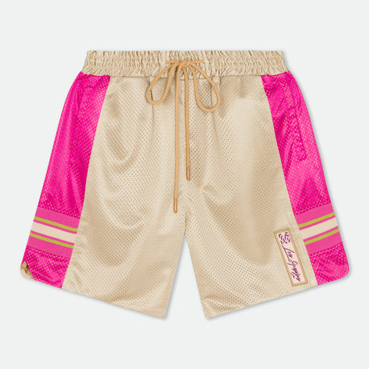 Layered Mesh Track Shorts