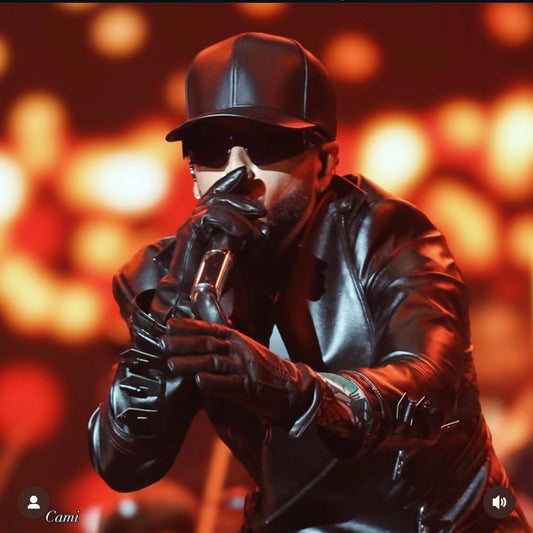 Custom Artist Collaboration - All-Black Leather Stage Ensemble