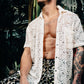 Animal Drop Crotch Cargo Baggy Pants