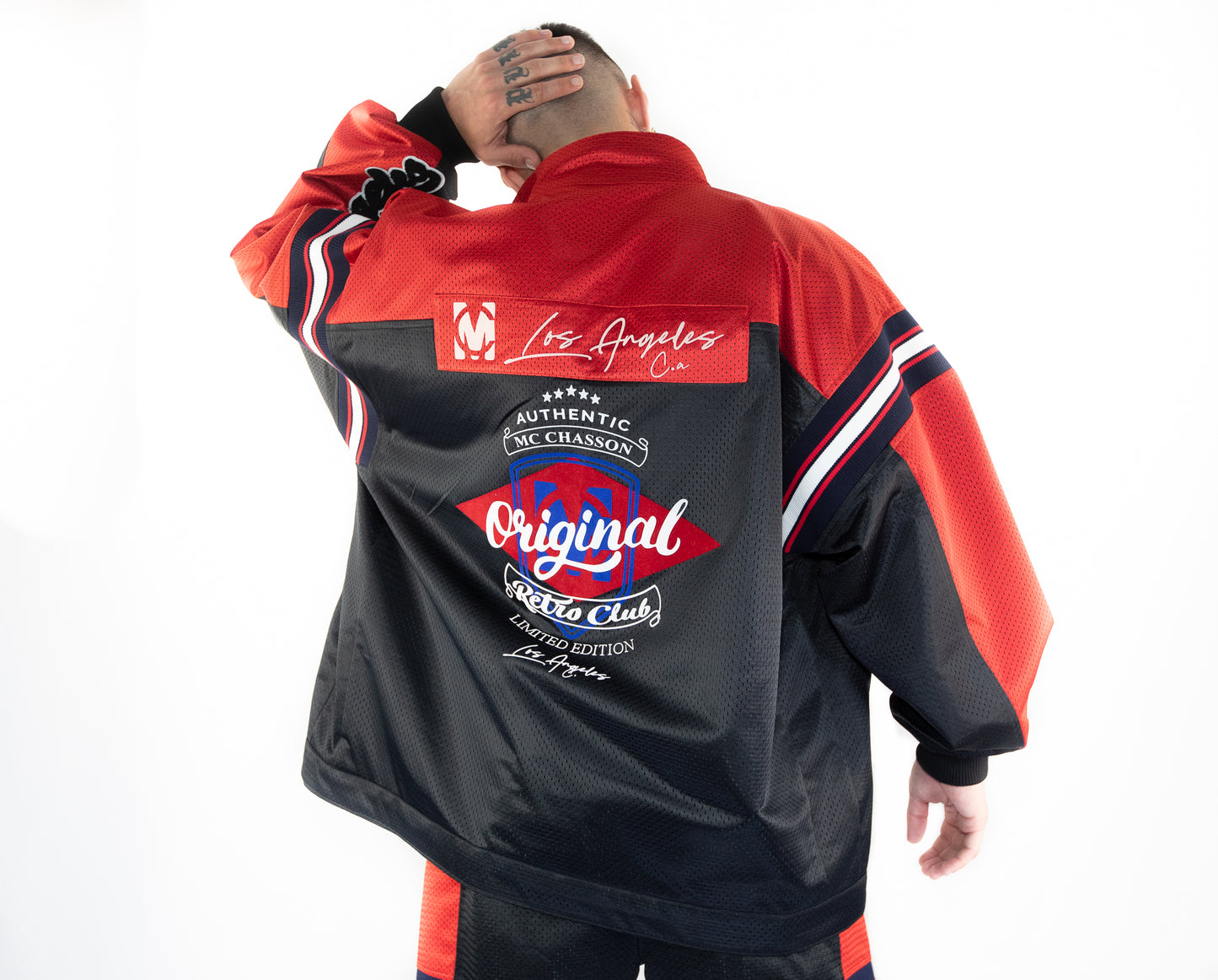 Layered Mesh Track Jacket