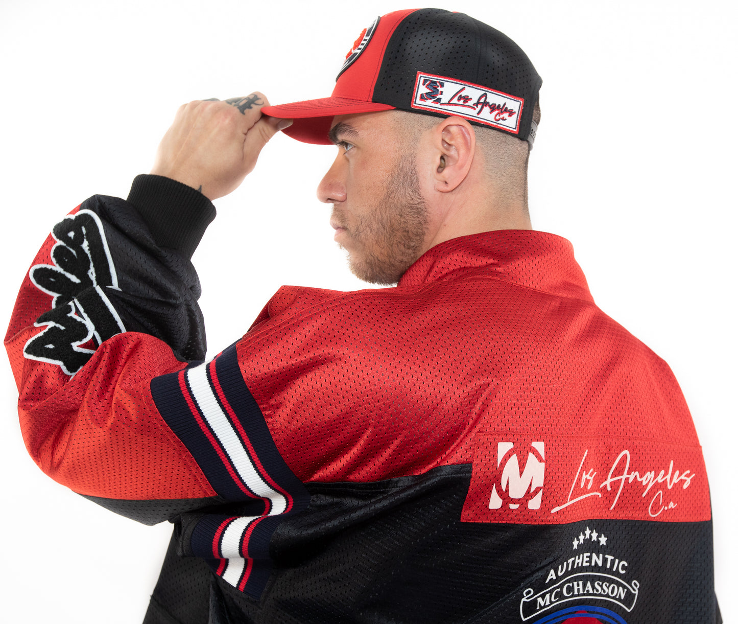 Layered Mesh Track Jacket